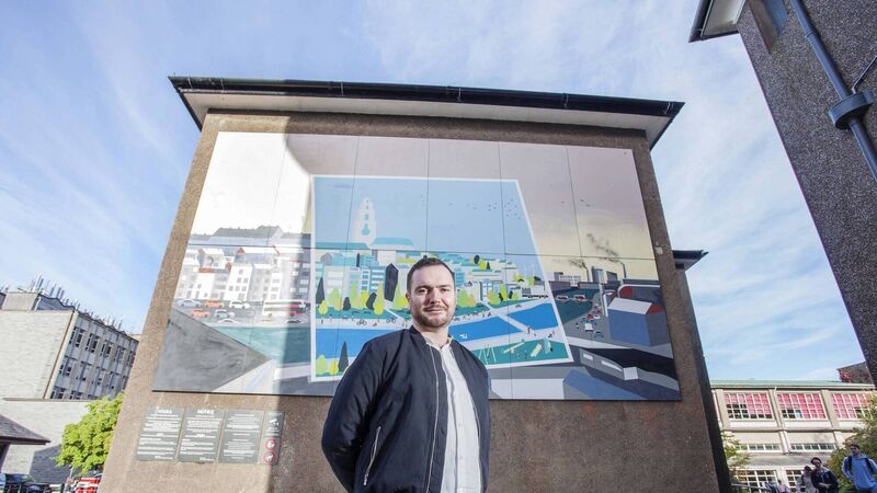 UCC mural a vision for a sustainable city