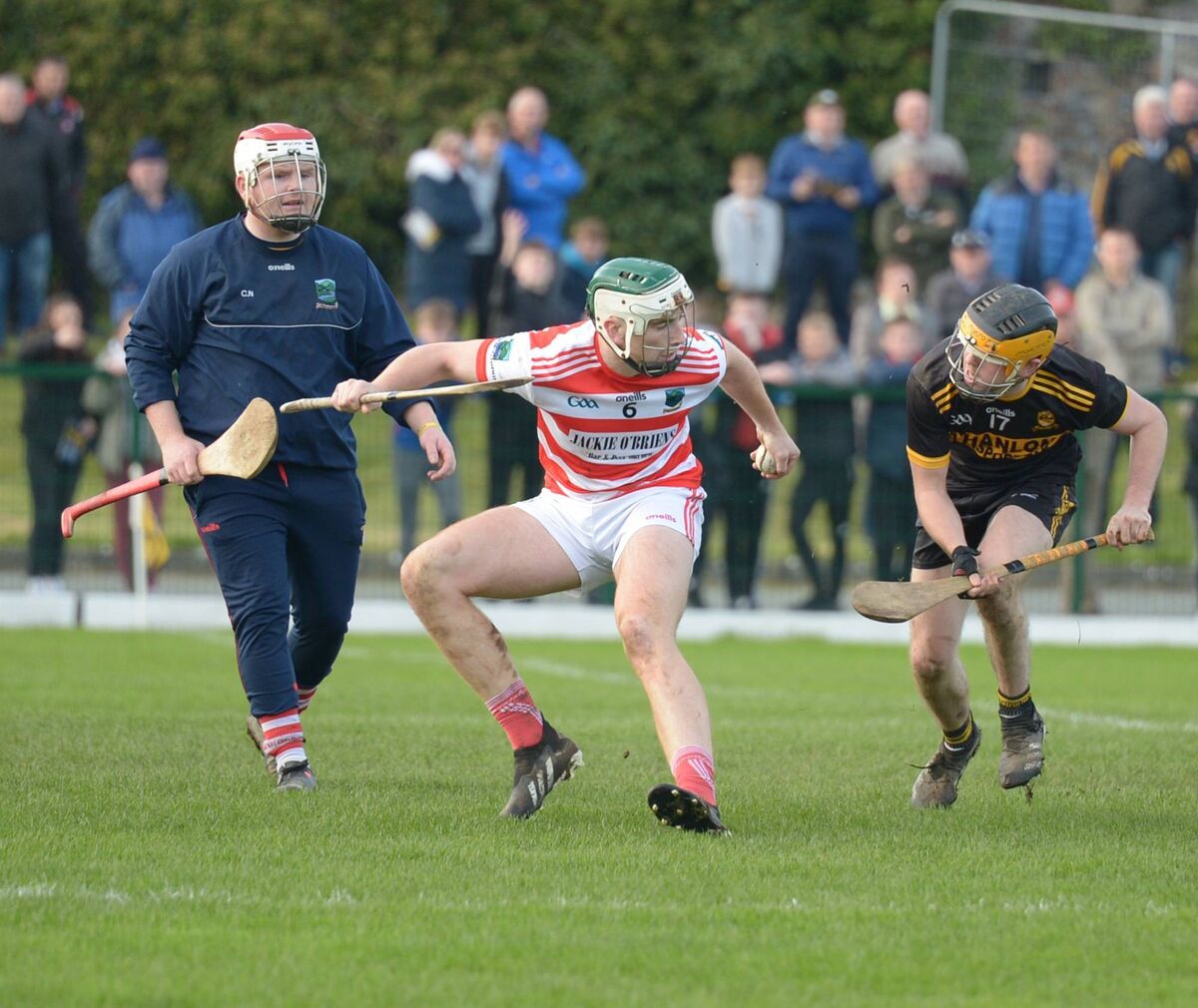 Ballygiblin centre-back Mark Keane wins possession against Clyda Rovers. Picture: John Tarrant Ballygiblin centre-back Mark Keane wins possession against Clyda Rovers. Picture: John Tarrant