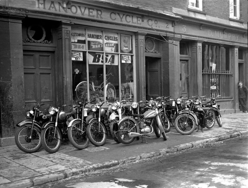 Hanover Cycle Store in 1952. Hanover Cycle Store in 1952.