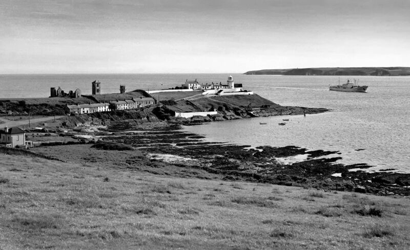 A view of Roches Point at the entrance to Cork Harbour, 1973. A view of Roches Point at the entrance to Cork Harbour, 1973.