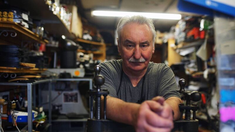 WATCH: Cobbler Martin Duggan loves repairing shoes and chatting to customers in his Shandon shop WATCH: Cobbler Martin Duggan loves repairing shoes and chatting to customers in his Shandon shop