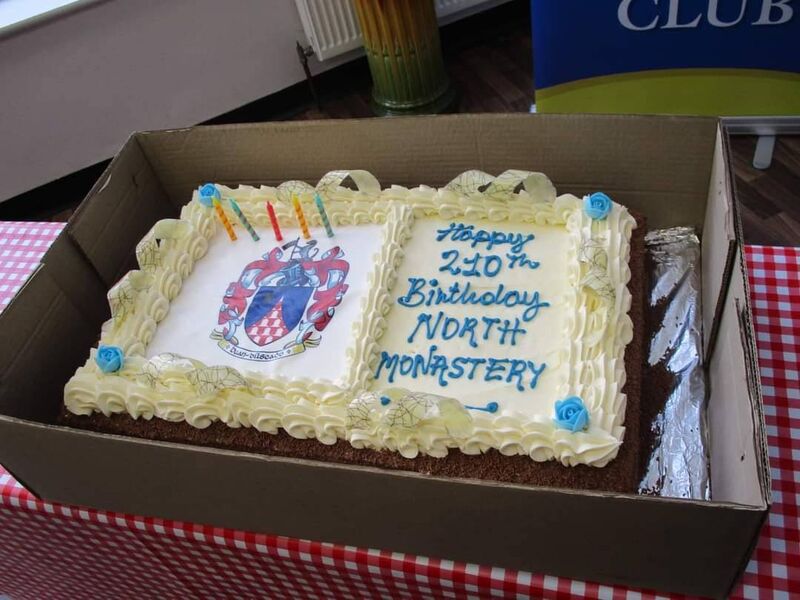 The commemorative cake was cut by Fionnuala MacCurtain the granddaughter of Tomás MacCurtain a former Lord Mayor and pupil and Councillor Tony Fitzgerald, another former pupil who deputised for the Lord Mayor. The commemorative cake was cut by Fionnuala MacCurtain the granddaughter of Tomás MacCurtain a former Lord Mayor and pupil and Councillor Tony Fitzgerald, another former pupil who deputised for the Lord Mayor.