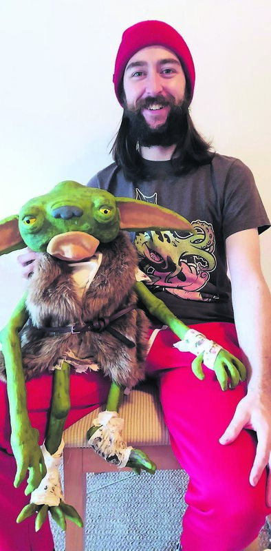 CJ Keohane, who makes puppets, really enjoyed his time as artist-in-residence at the Working Artist Studios (WAS) in Ballydehob