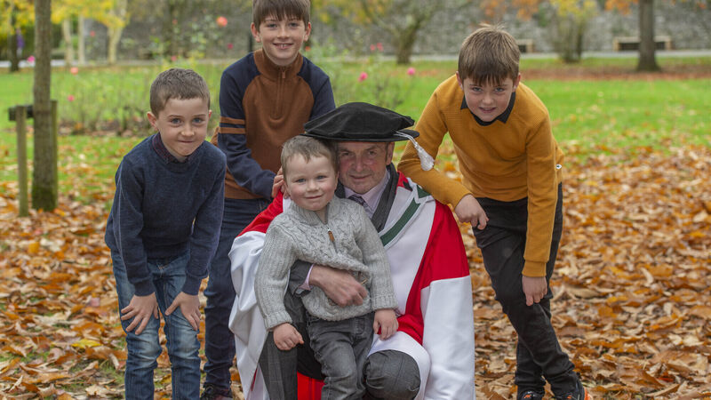 Don O'Leary honoured with Honorary Degree of Doctor of Arts from UCC Don O'Leary honoured with Honorary Degree of Doctor of Arts from UCC