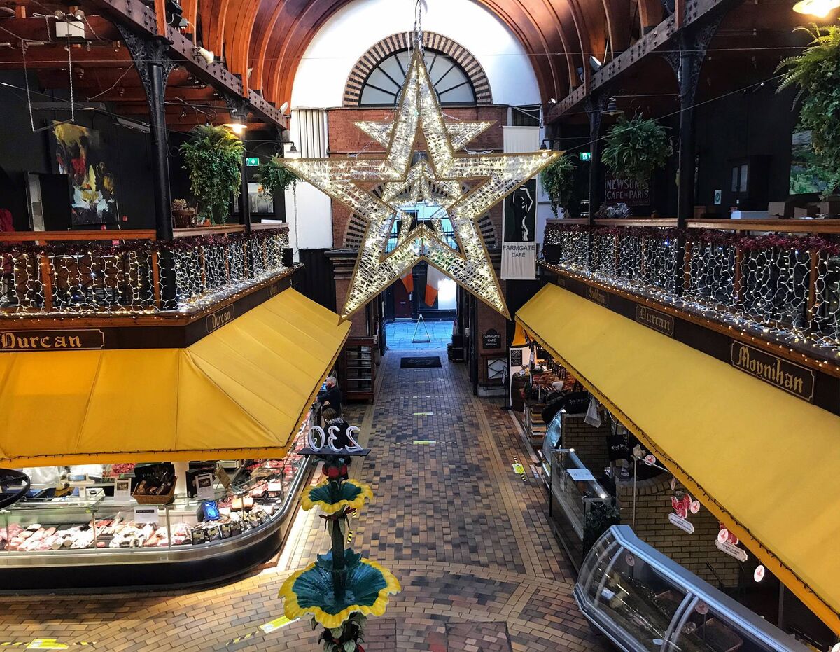 LOOKING FESTIVE: The English Market, Cork City. Picture: Clare Keogh 