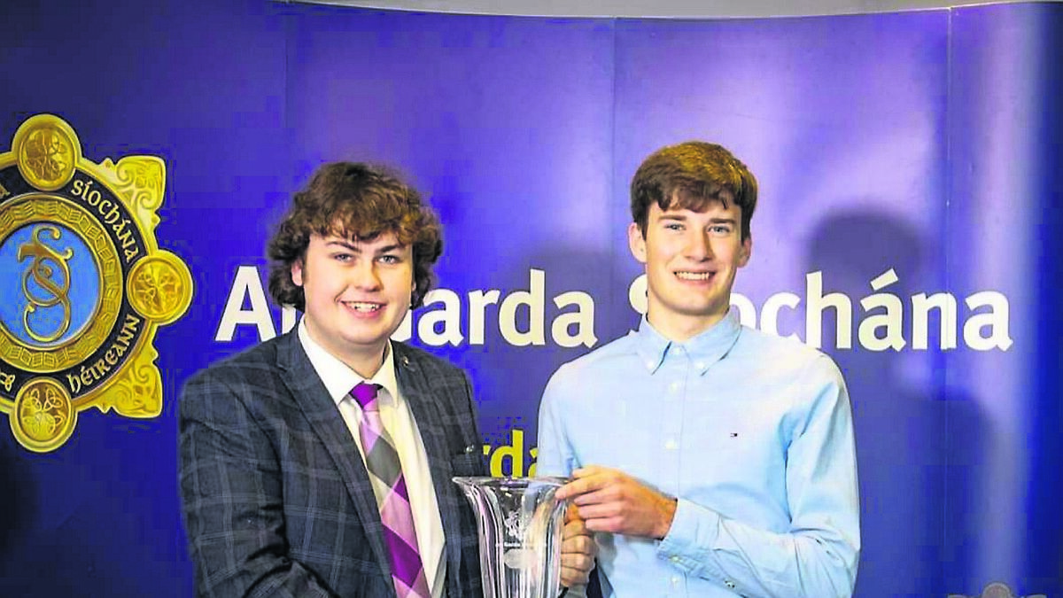 Kinsale students honoured at Garda Youth Awards
