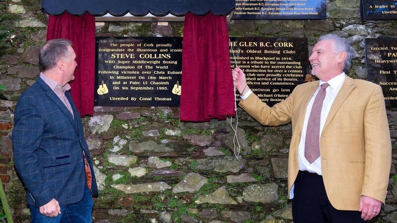 Boxing legend Steve Collins given the royal treatment on his recent visit to Cork to visit venues of former glories