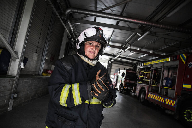 Irene Wallace (Station officer, Ballyvolane). Picture: Clare Keogh