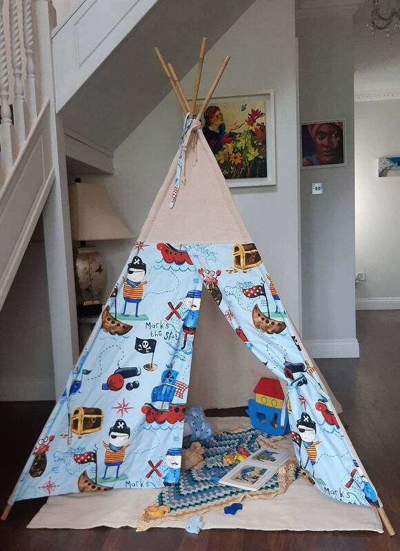 The tepees can be used indoors or out.
