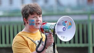 <p>“At 19-years-of-age, Saoi O’Connor has provided inspiring leadership as a climate activist." Picture: Jim Coughlan</p>