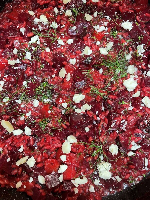 Beetroot Risotto . Picture: Kate Ryan Beetroot Risotto . Picture: Kate Ryan