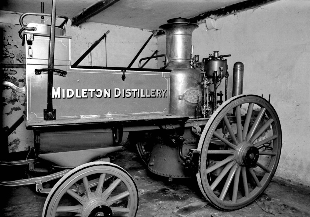 Old fire engine at Midleton Distillery pictured in 1972.