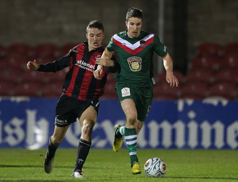 Cork's Gearoid Morrissey tackled by Joshua Robinson of Crusaders. Picture: INPHO/Lorraine O'Sullivan