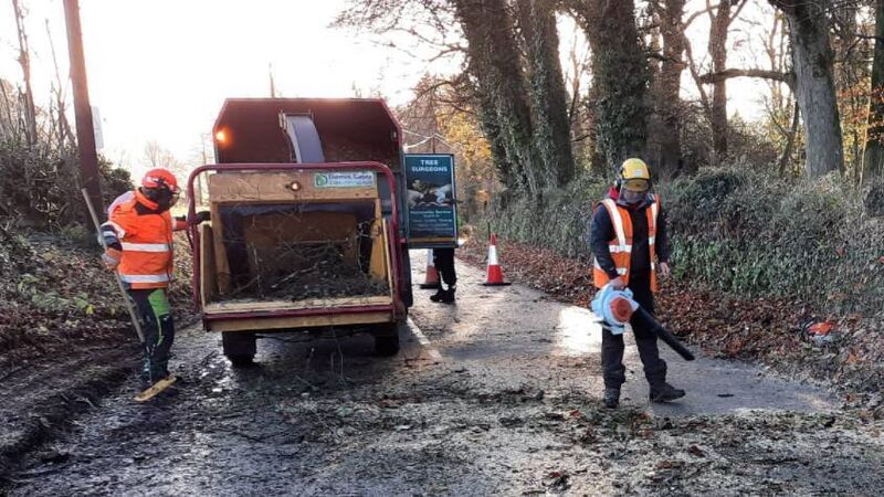 Major clean up operations underway in Cork following Storm Barra