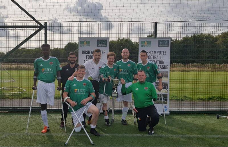 Sean Óg Murphy, front left, with his Cork City teammates.