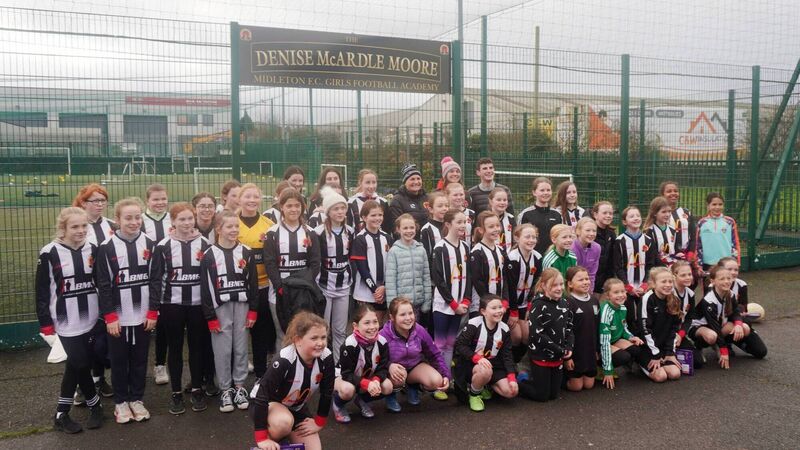 Midleton FC honour club legend Denise McArdle Moore 