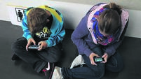 Children Using Smartphones