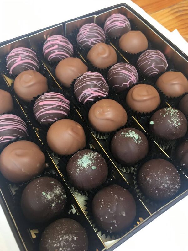 Danero Cork Chocolate Truffles. Danero Cork Chocolate Truffles.