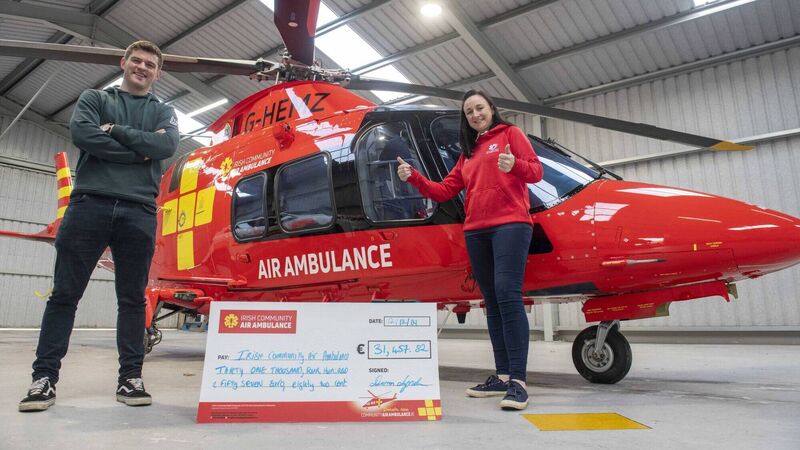 'My recovery is down to the emergency services': Darren raises €31k for Air Ambulance service
