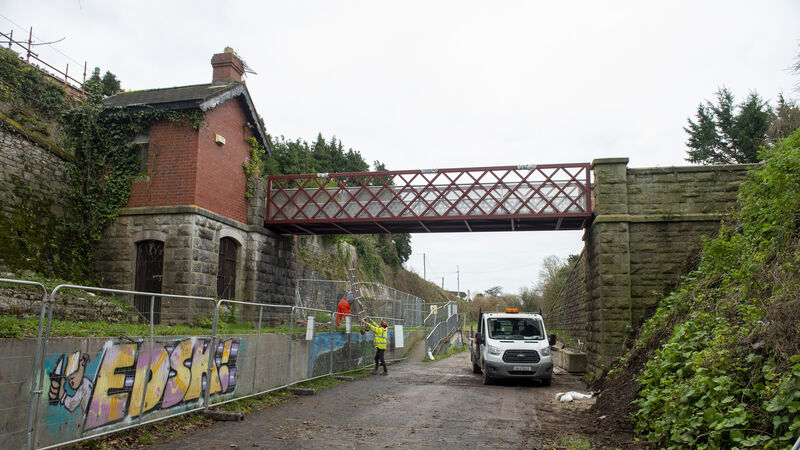 Blackrock Station bridge reinstated Blackrock Station bridge reinstated