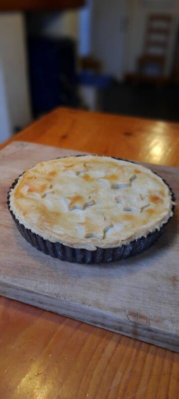 Roasted Crown Prince and walnut pie By Lucy Stewart Roasted Crown Prince and walnut pie By Lucy Stewart