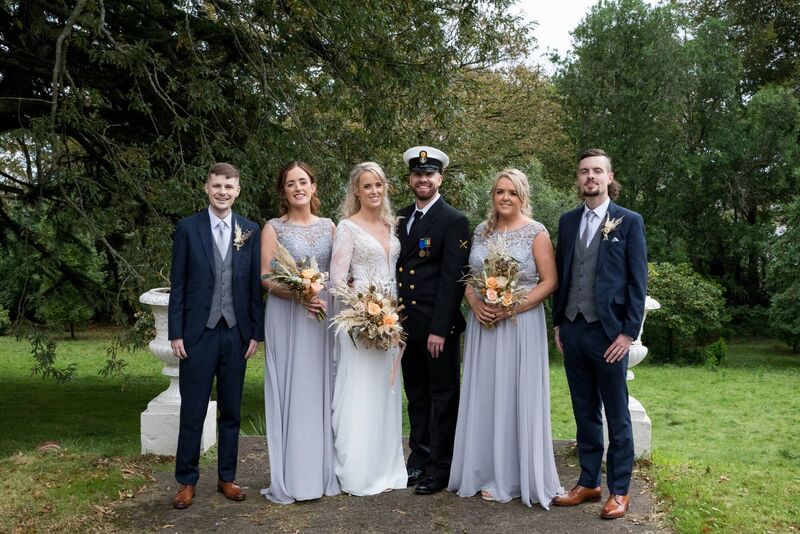 The bridal party included Marie’s sister Frances (Maid of Honour) and best friend Jamii Lee as bridesmaid. Phil’s brother Simon was best man, and brother Robert was groomsman. Marie’s three nieces, Isabelle, Anna and Mary Kate, and Alexander, their page boy, stole the show.
