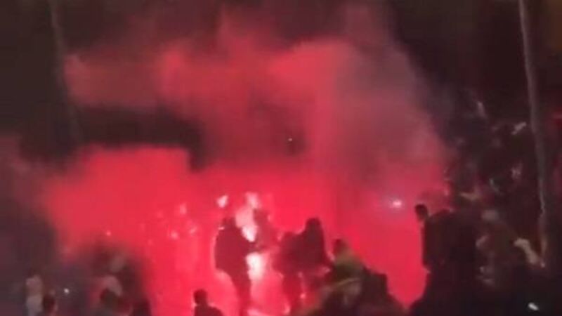 'It was intimidating': Man arrested after flare lit in crowd on Washington Street 'It was intimidating': Man arrested after flare lit in crowd on Washington Street