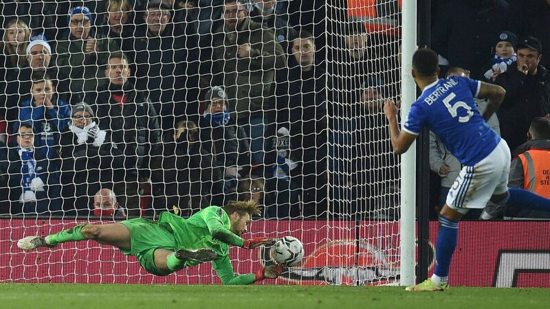 Ringmahon's Caoimhin Kelleher saves two penalties as Liverpool beat Leicester to reach the cup semi final