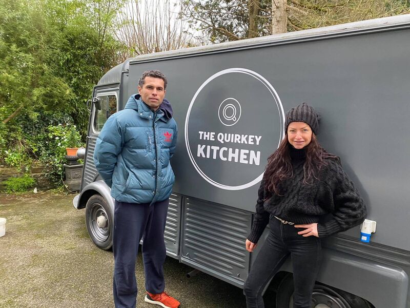 Siobhan Quirke of The QUirkey Kitchen with husband Sean Og.