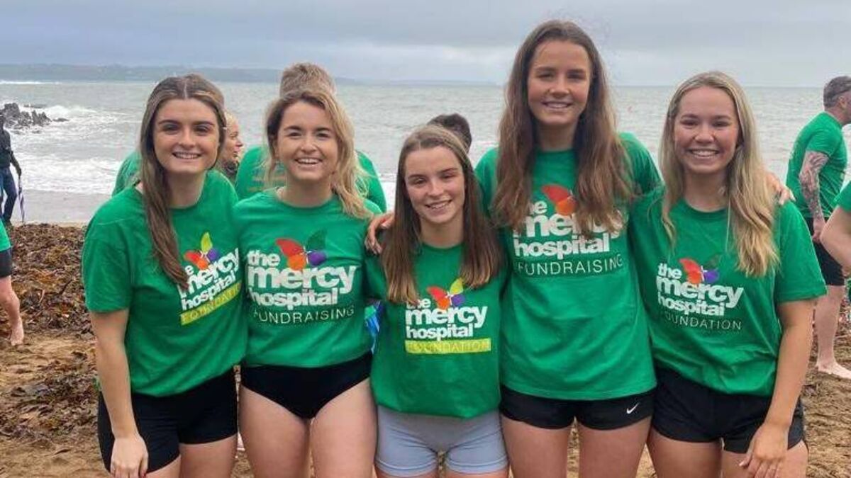 Pictures: Hundreds of people brave the cold for Christmas dips in Cork