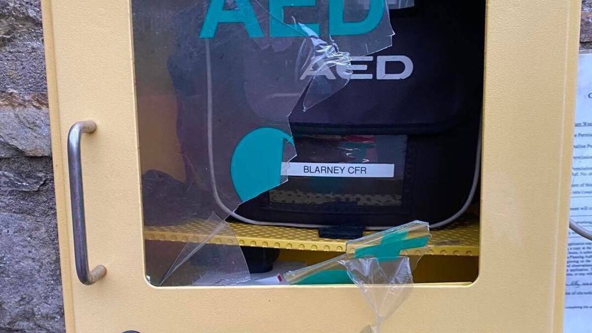 'Totally unacceptable': Vandalised defibrillator in Cork town has had to be removed