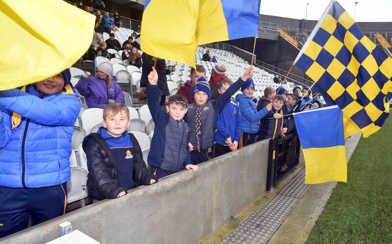  Young Barrs fans in the Páirc. Picture: Eddie O'Hare
