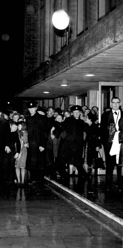 Opening of the new Cork Opera House. 31/10/1965. Opening of the new Cork Opera House. 31/10/1965.