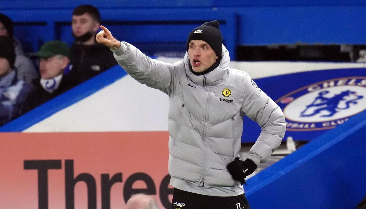 Chelsea manager Thomas Tuchel gestures during their EFL win over Spurs during the week. But Chelsea have given up a bag of points recently due to a series of draws. Picture: John Walton/PA Wire.