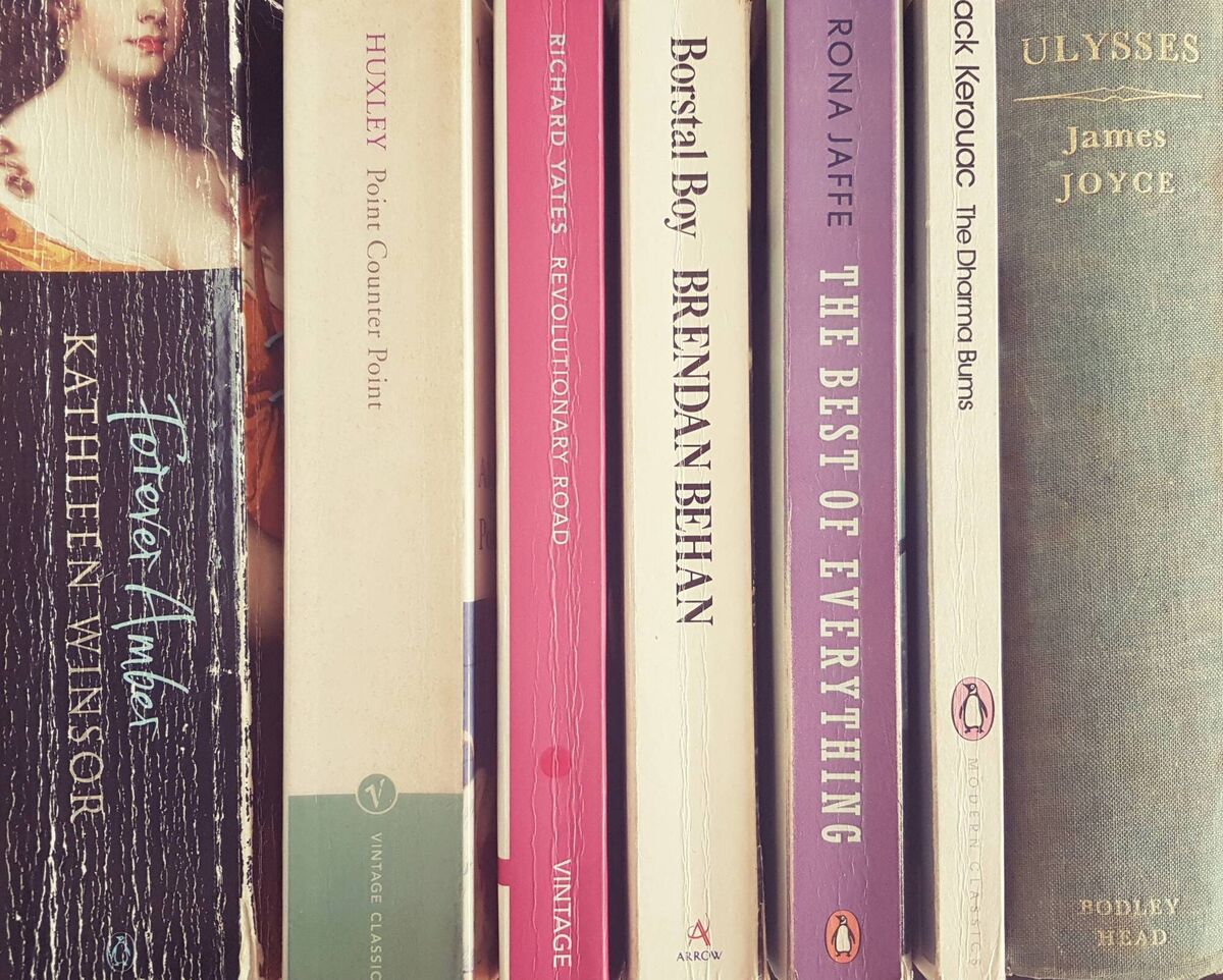 Dr. Aoife Bhreatnach's book shelf. Dr. Aoife Bhreatnach's book shelf.