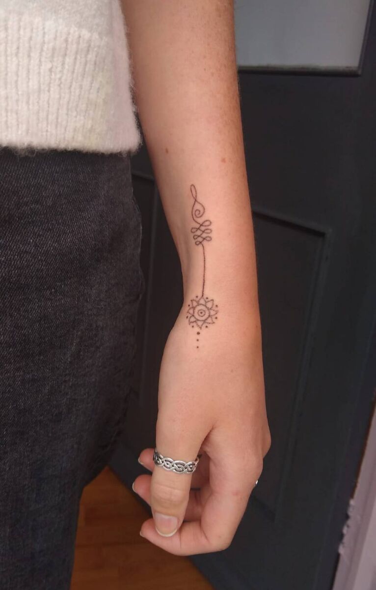 One of the tatoos by Awen Tattoo Parlour, Cobh.