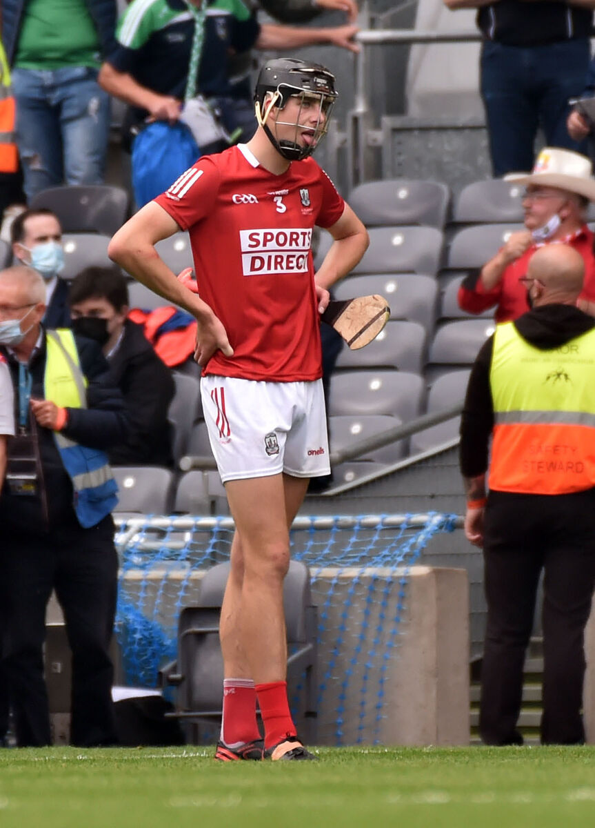 Cork's Robert Downey after the defeat to Limerick. Picture: Eddie O'Hare