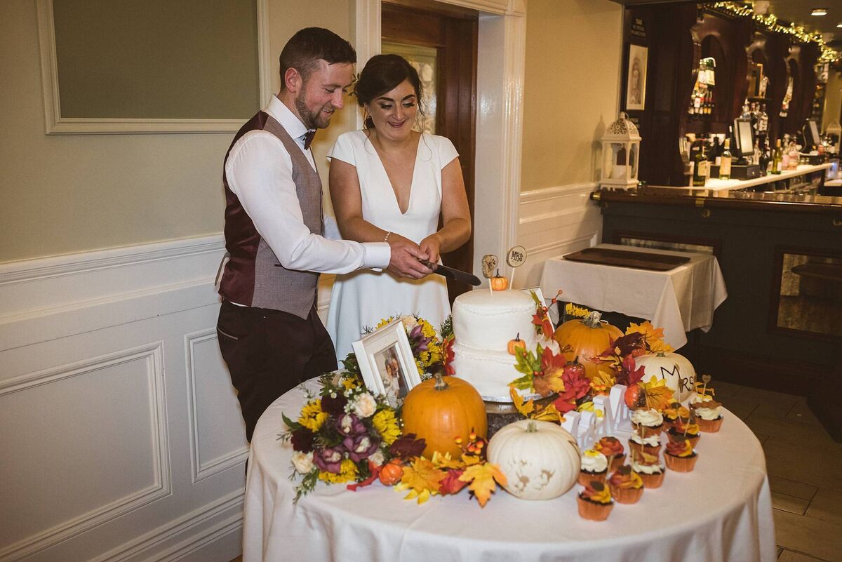 Cutting the cake. Cutting the cake.