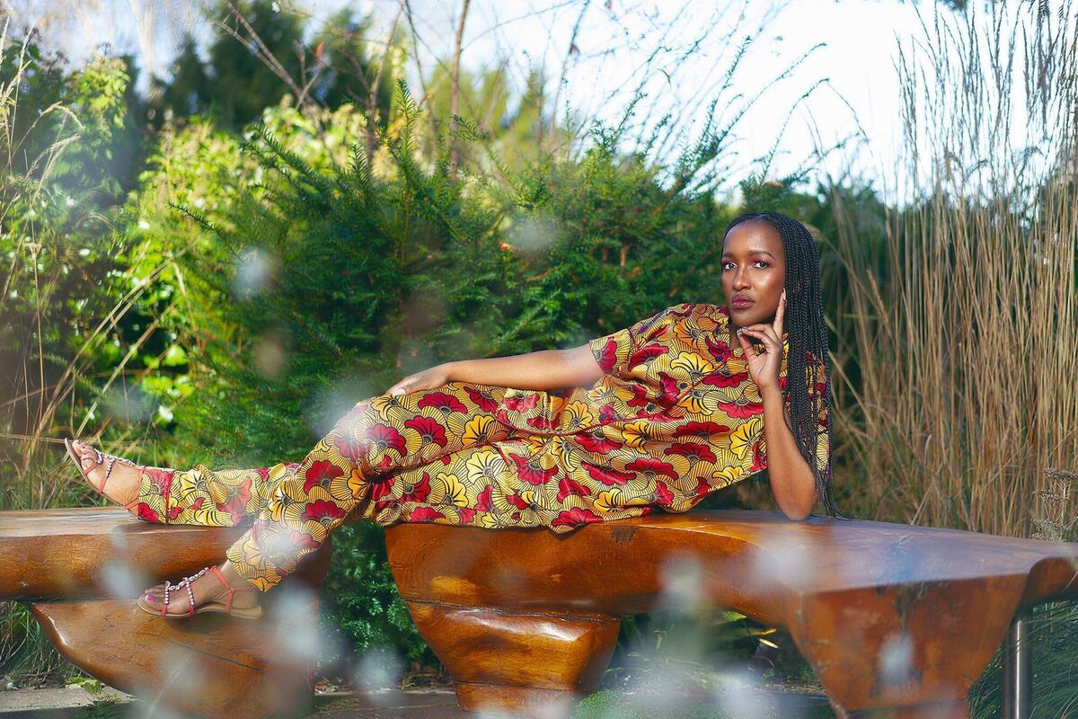 Busi Zulu wearing Red & Gold Zainab Set - €30from M.I.O Prints. Picture: David Nwokocha (Cupid Visuals) Busi Zulu wearing Red & Gold Zainab Set - €30from M.I.O Prints. Picture: David Nwokocha (Cupid Visuals)