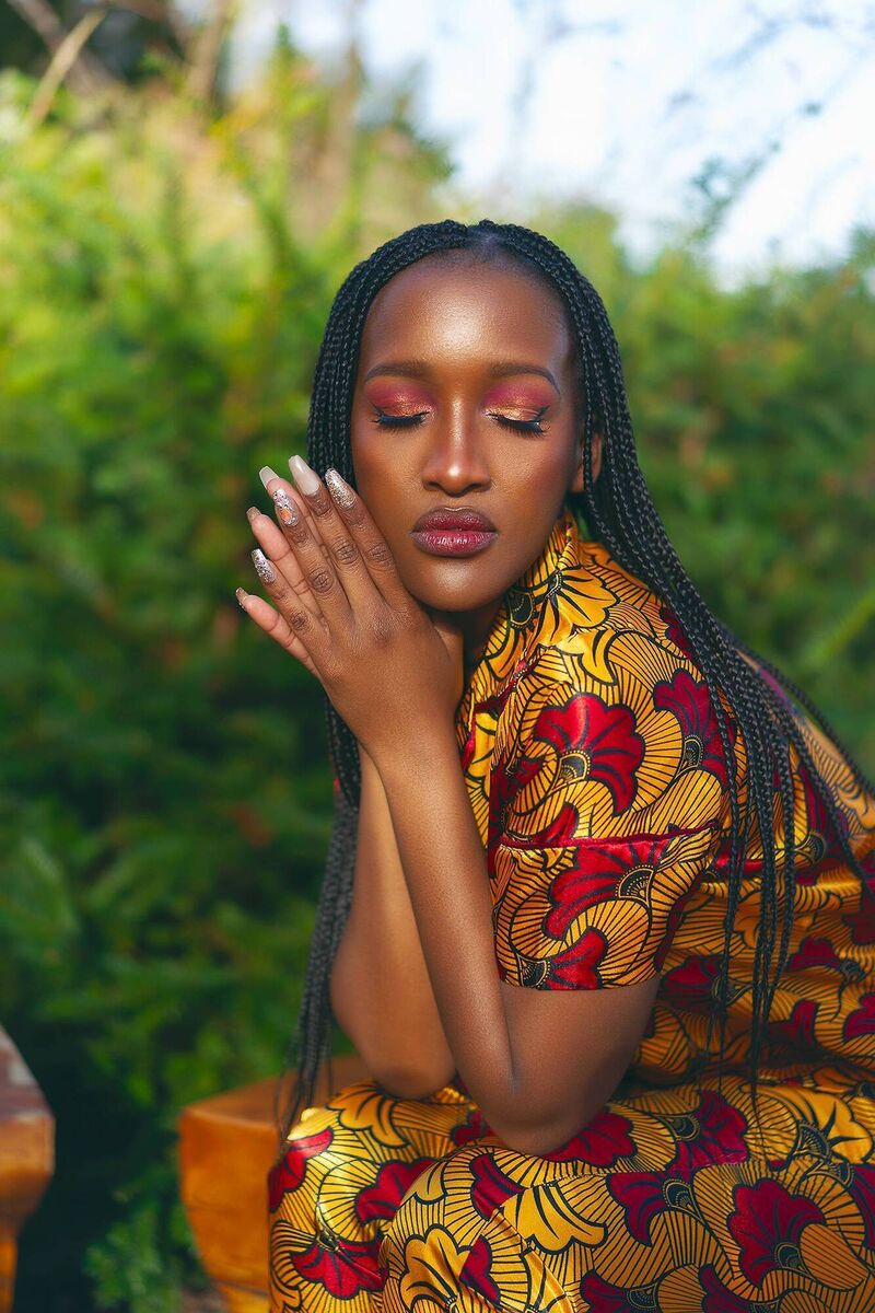 Busi Zulu wearing Red & Gold Zainab Set - €30from M.I.O Prints. Picture: David Nwokocha (Cupid Visuals) Busi Zulu wearing Red & Gold Zainab Set - €30from M.I.O Prints. Picture: David Nwokocha (Cupid Visuals)
