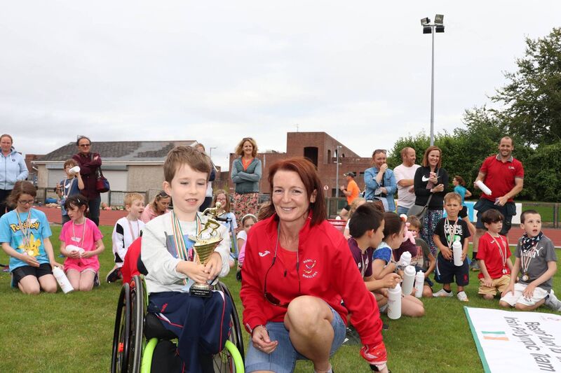 Olivia Keating with Brendan Murphy who won an award for showing “True spirit of the competition.”
