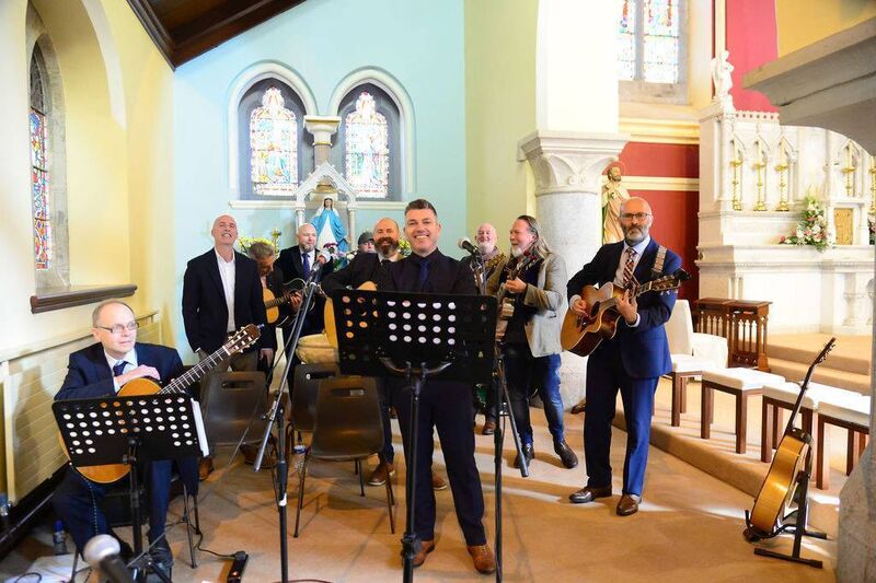 Some of the wonderful musicians who played at the wedding ceremony.