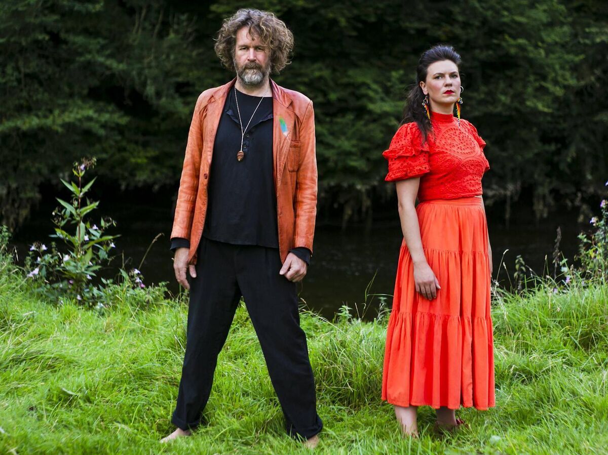 Clare Sands with Liam Ó Maonlaí. Picture: Kasia Kaminska Clare Sands with Liam Ó Maonlaí. Picture: Kasia Kaminska