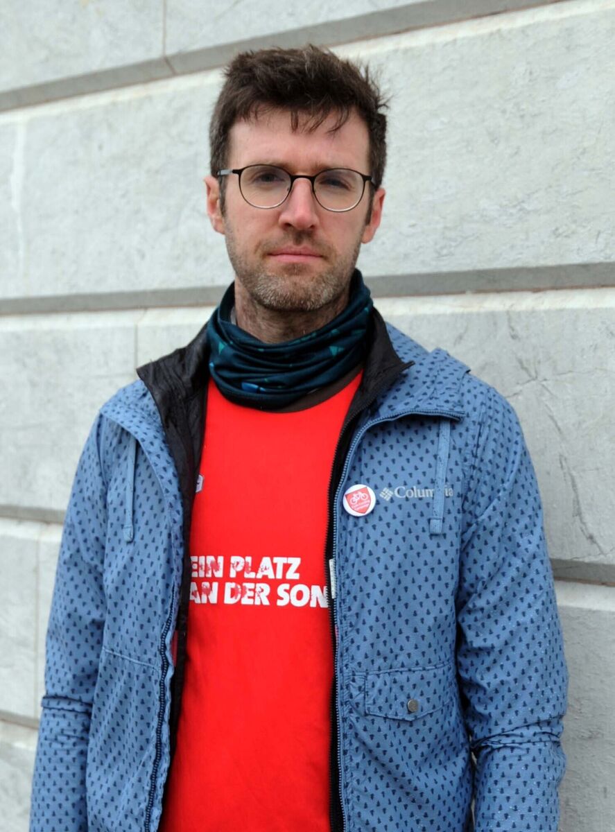 Conn Donovan, chair, Cork Cycling Campaign. Conn Donovan, chair, Cork Cycling Campaign.