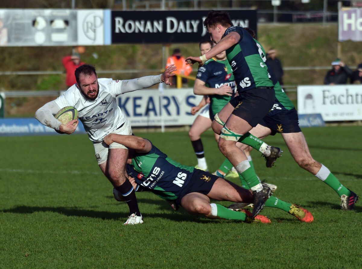 Cork Con's Niall Kenneally on the break against Ballynahinch. Picture: Eddie O'Hare Cork Con's Niall Kenneally on the break against Ballynahinch. Picture: Eddie O'Hare