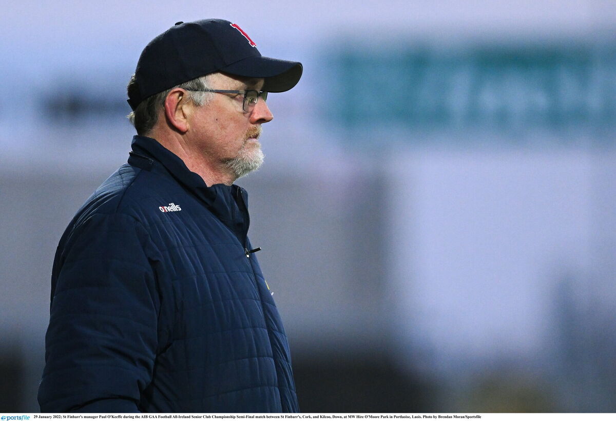 St Finbarr's manager Paul O'Keeffe. Picture: Brendan Moran/Sportsfile