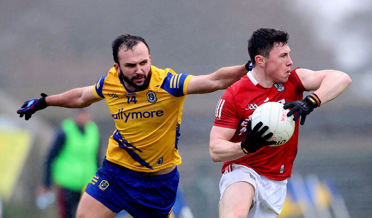 Mark Cronin on the ball for Cork in the loss to Roscommon. Picture: INPHO/Bryan Keane Mark Cronin on the ball for Cork in the loss to Roscommon. Picture: INPHO/Bryan Keane