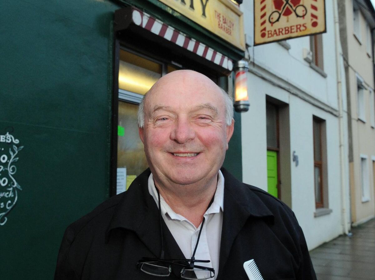 Mick Moriarty of The Baldy Barber. Picture: Eddie O'Hare. Mick Moriarty of The Baldy Barber. Picture: Eddie O'Hare.