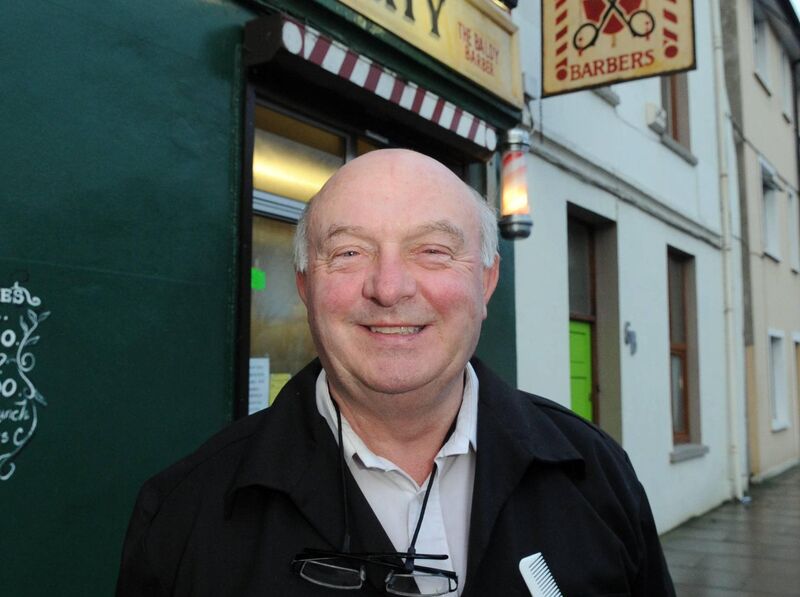 Mick Moriarty of The Baldy Barber. Picture: Eddie O'Hare. Mick Moriarty of The Baldy Barber. Picture: Eddie O'Hare.