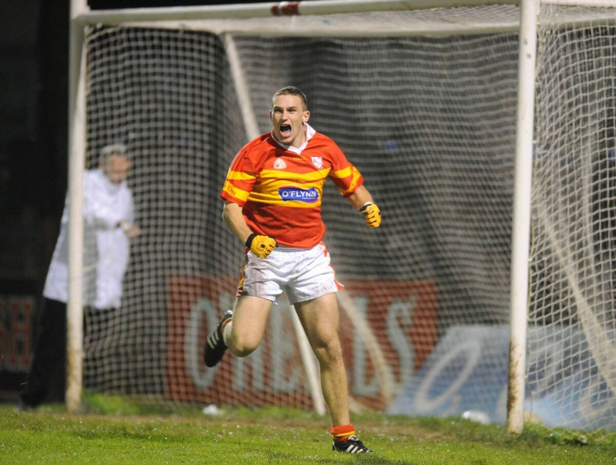 Ciarán Sheehan celebrates his goal against Ballygarvan in the 2008 final. Picture: Des Barry Ciarán Sheehan celebrates his goal against Ballygarvan in the 2008 final. Picture: Des Barry